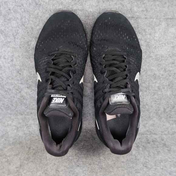 Nike Shoes Womens 8.5 Air Max 2017 Running Sneaker Athletic Trainer Black Casual - Picture 8 of 14